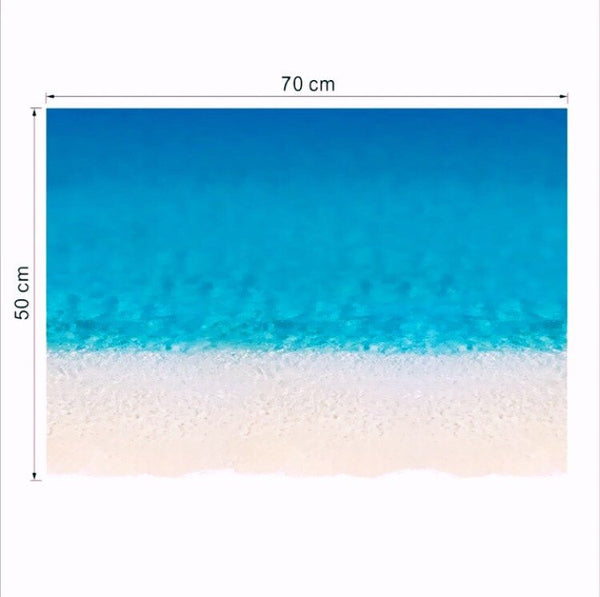 3D beach floor stickers - Simply Adore