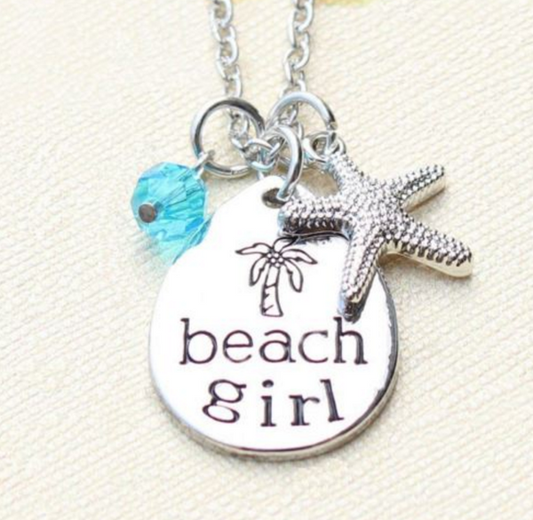 Beach Girl & Starfish Necklace