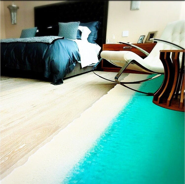 3D beach floor stickers - Simply Adore