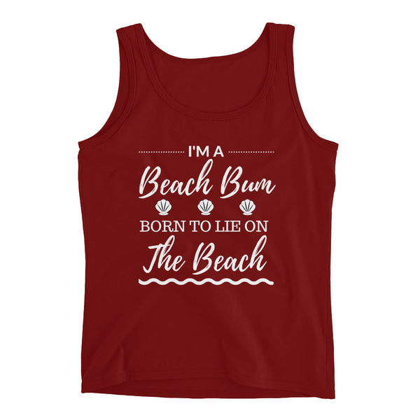 Limited Edition Beach Bum Born to lie on the BEACH Tank