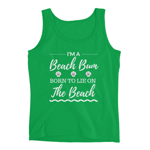Limited Edition Beach Bum Born to lie on the BEACH Tank