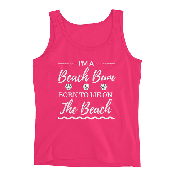 Limited Edition Beach Bum Born to lie on the BEACH Tank