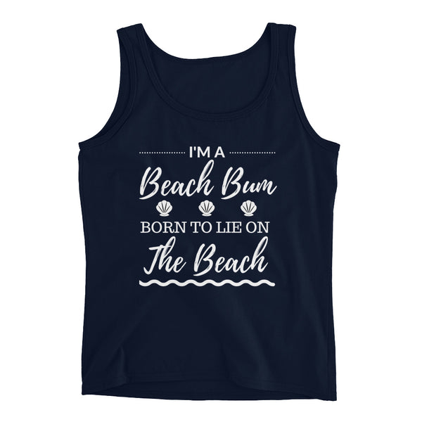 Limited Edition Beach Bum Born to lie on the BEACH Tank