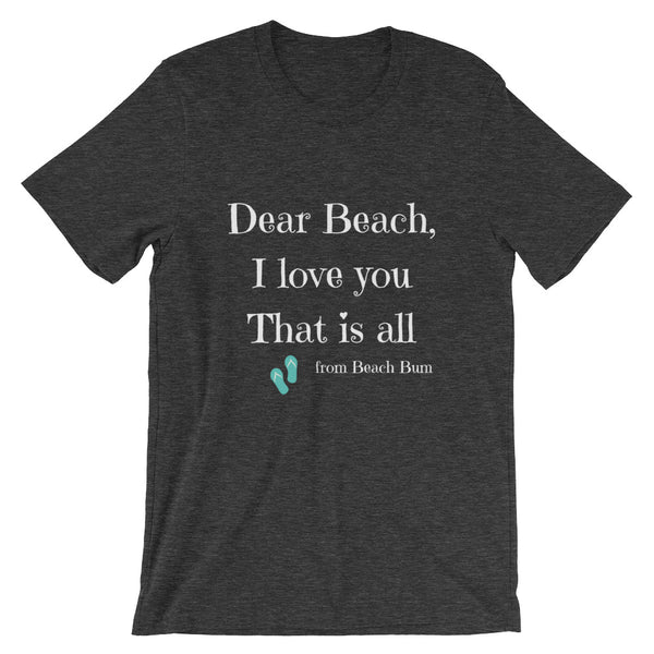 Beach I Love You Unisex T-Shirt