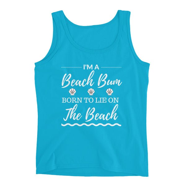 Limited Edition Beach Bum Born to lie on the BEACH Tank