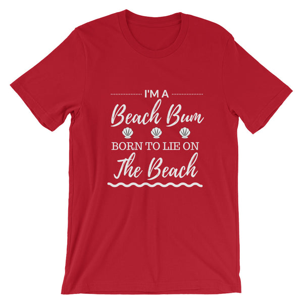 Limited Edition Beach Bum Born to lie on the BEACH T-Shirt