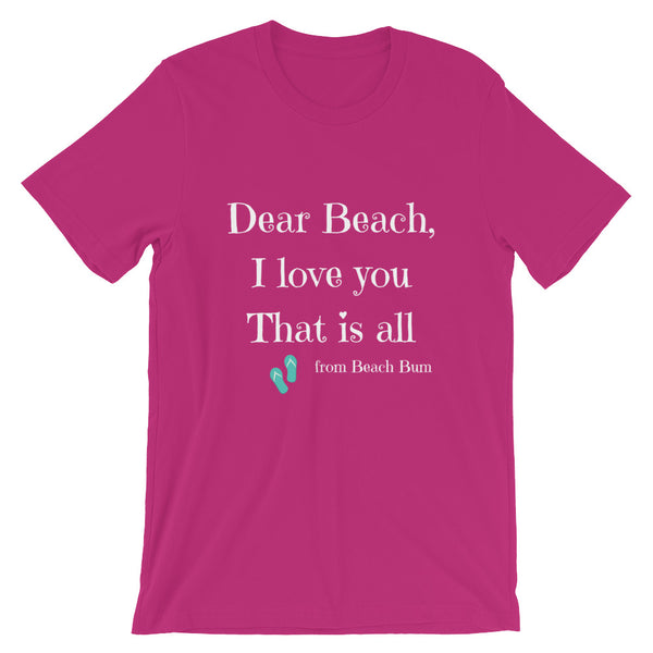 Beach I Love You Unisex T-Shirt