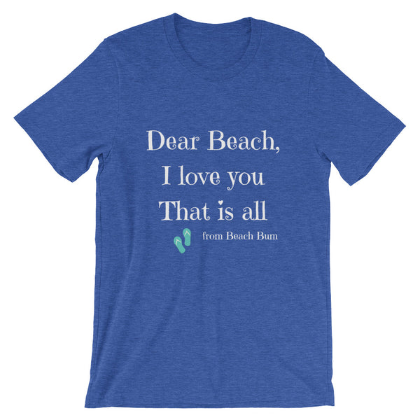 Beach I Love You Unisex T-Shirt
