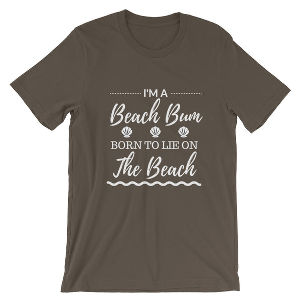 Limited Edition Beach Bum Born to lie on the BEACH T-Shirt