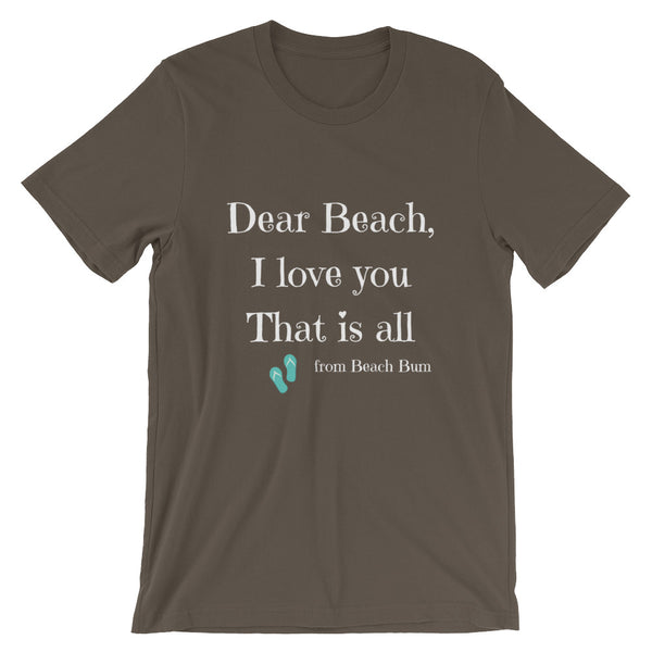 Beach I Love You Unisex T-Shirt
