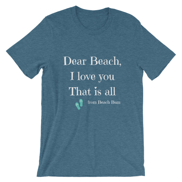 Beach I Love You Unisex T-Shirt