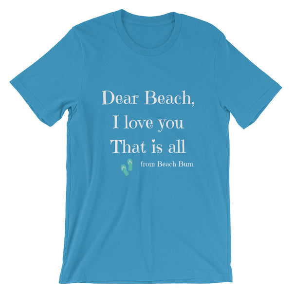 Beach I Love You Unisex T-Shirt