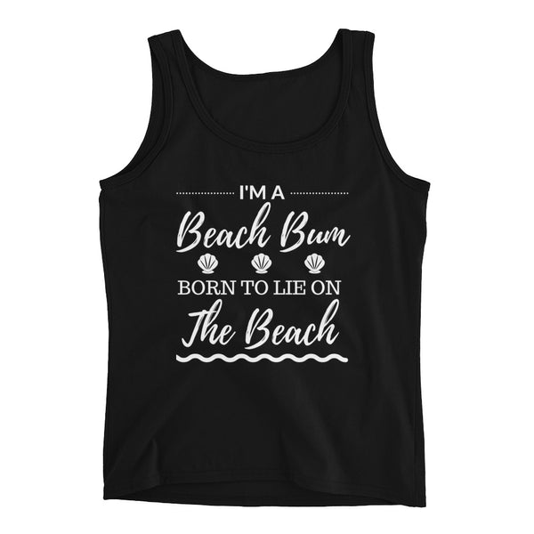 Limited Edition Beach Bum Born to lie on the BEACH Tank