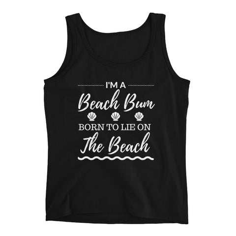 Limited Edition Beach Bum Born to lie on the BEACH Tank