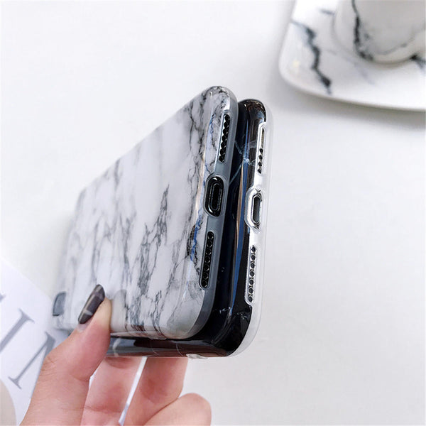 Ocean Marble Silicone Phone Case For iPhone