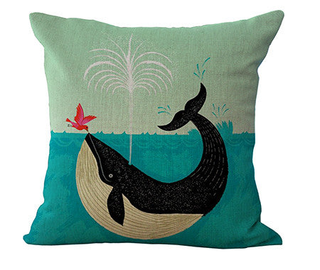 Blue Sea Series Cushion Cover