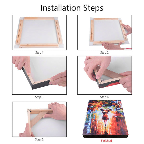 DIY Wooden Frame For Canvas (for Sunset Beach Canvas Series)