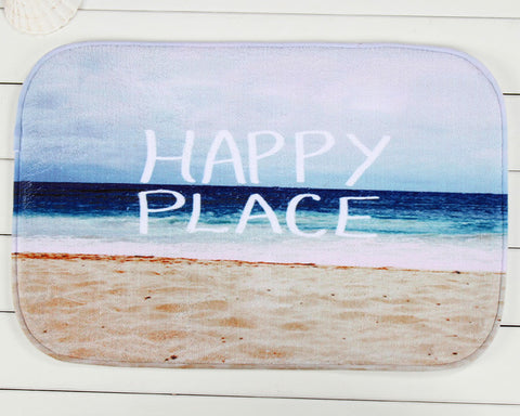 Beach is My Happy Place Mat