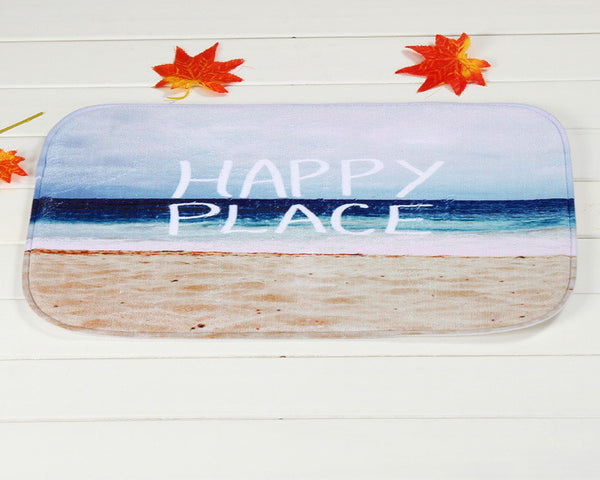 Beach is My Happy Place Mat