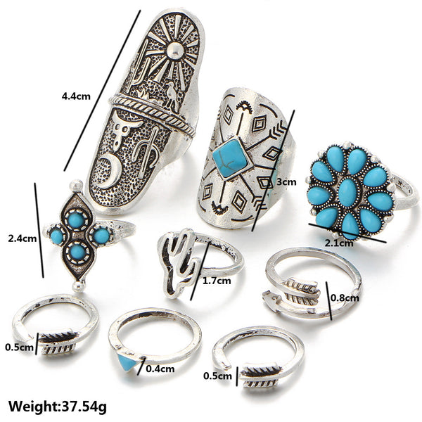 Bohemian Beach Rings (9PCS/Set)
