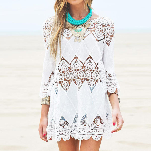 Beach Lace Mini Dress