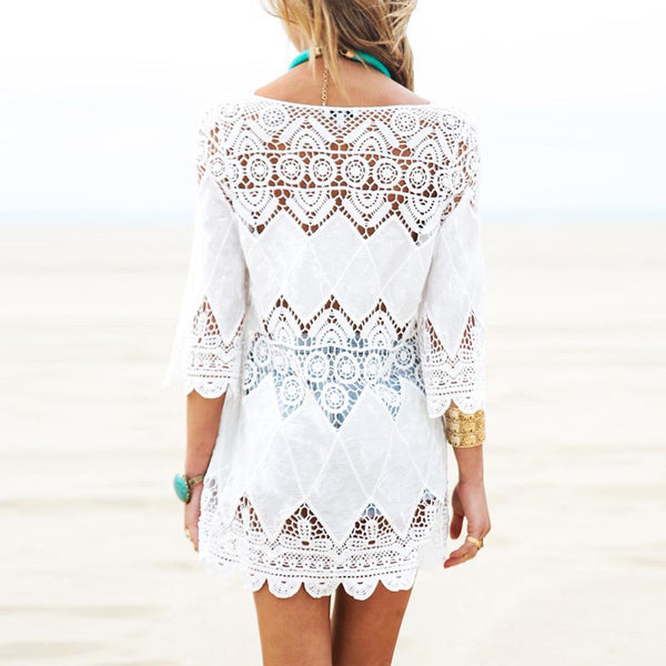 Beach Lace Mini Dress