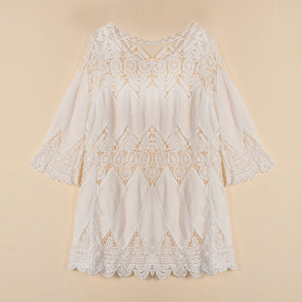 Beach Lace Mini Dress