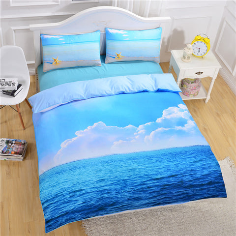 Starfish And Ocean Bedding Set