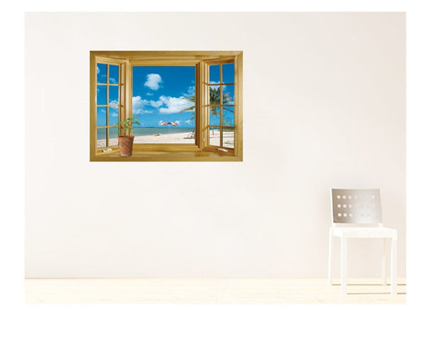 3D Beach Sticker - Simply Adore