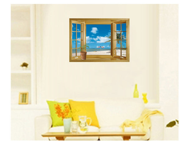 3D Beach Sticker - Simply Adore