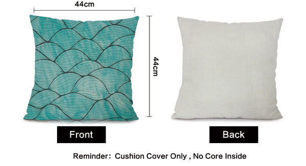 Blue Sea Series Cushion Cover