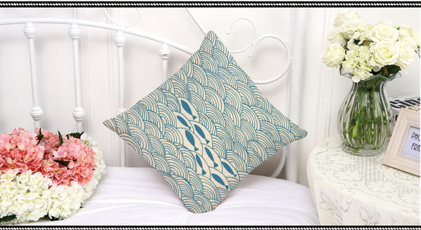 Blue Sea Series Cushion Cover