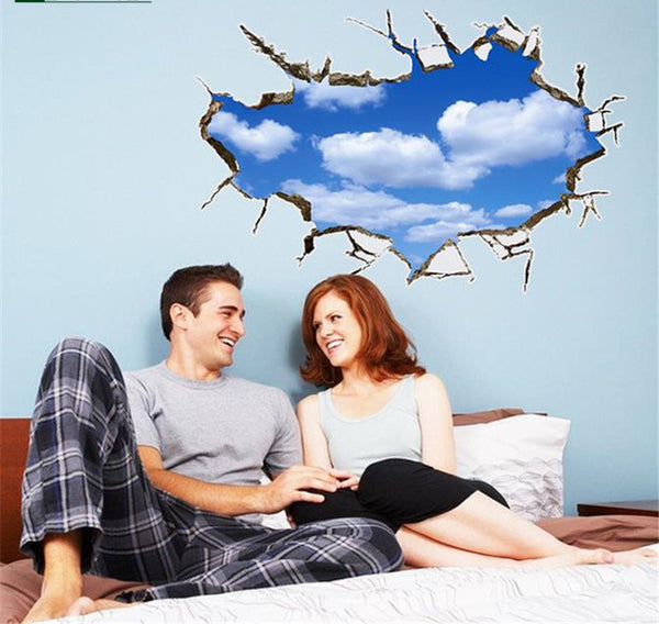 3D Sky & Clouds Sticker
