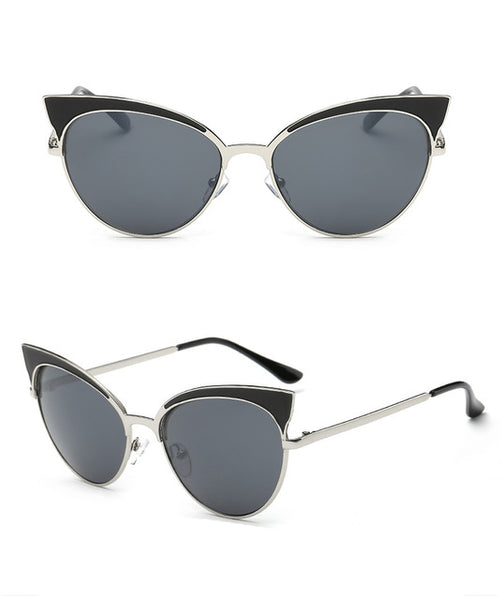 Vintage Cat Eye Retro Big Beach Sunglasses