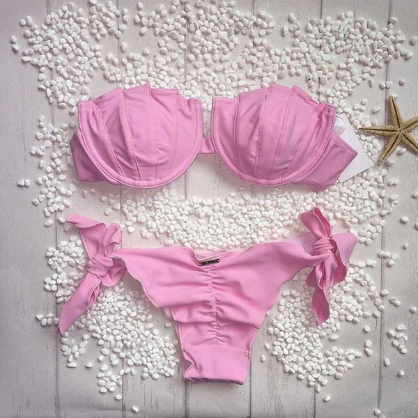 Shell Push Up Bikini Set