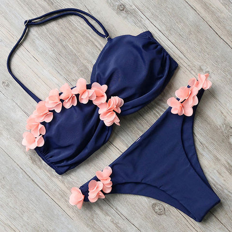 Floral Push Up Bikini