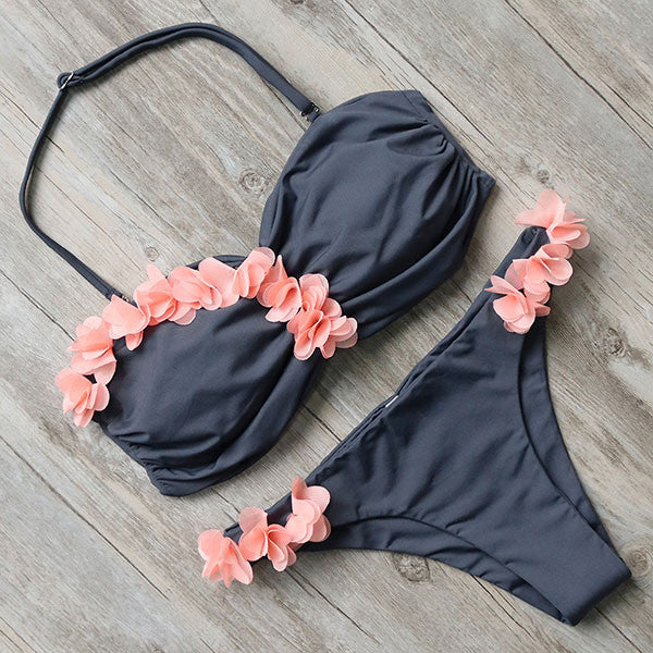 Floral Push Up Bikini