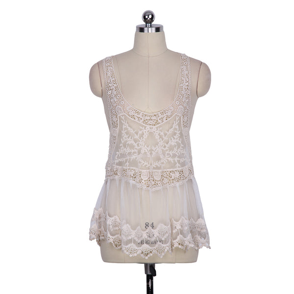 Hollow Out Crochet Sexy Cover Up