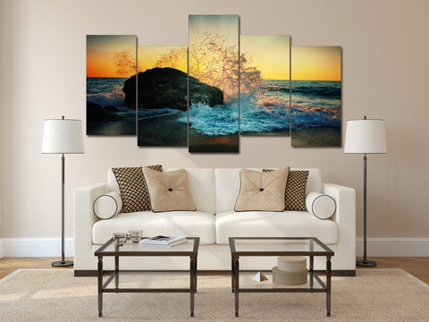 Limited Edition 5 Piece Surf Reef Canvas
