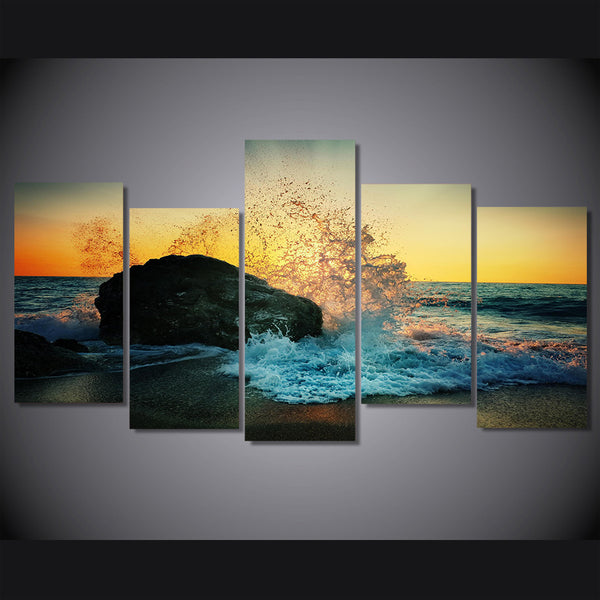 Limited Edition 5 Piece Surf Reef Canvas