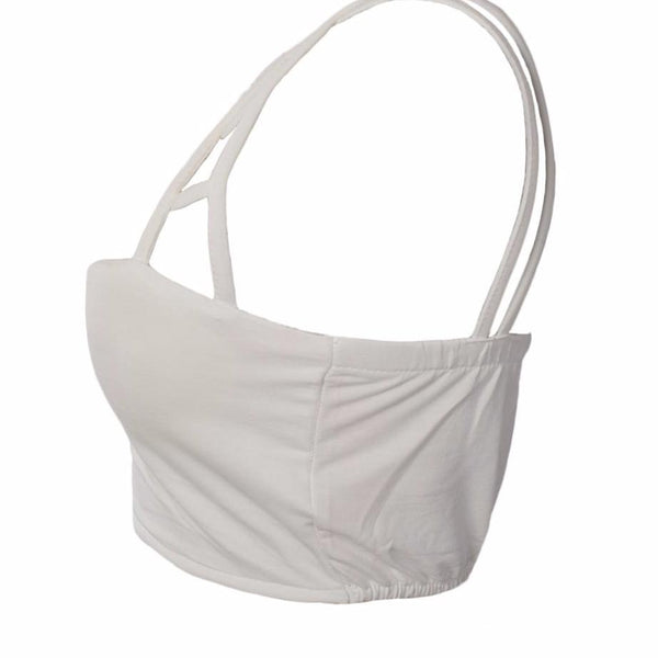Cut Out Cross Cropped Top