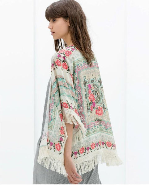 Floral Lace Cover Up