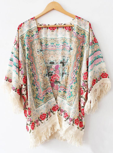 Floral Lace Cover Up