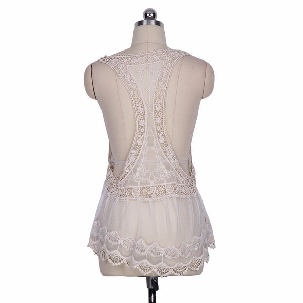 Hollow Out Crochet Sexy Cover Up