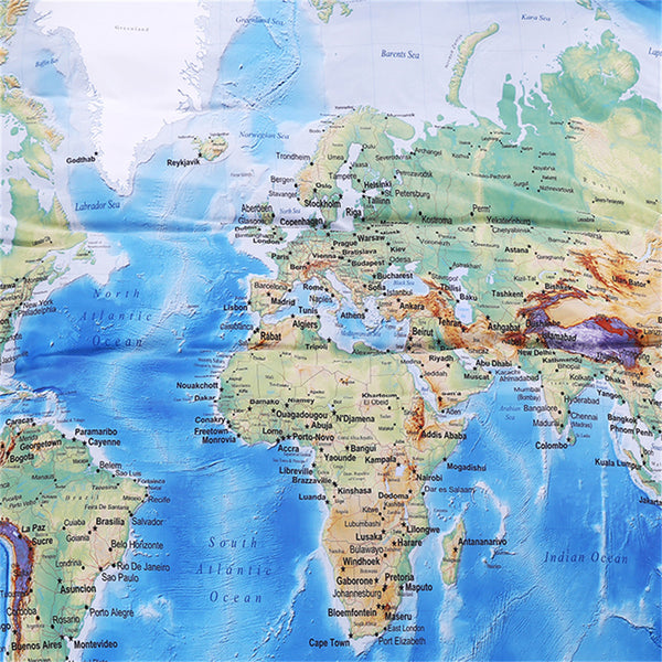 World Map Bedding Set