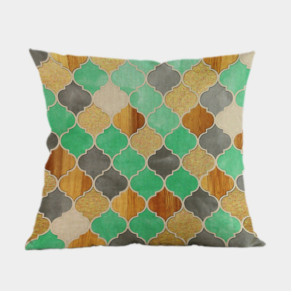Colorful Geometric Cushion Cover