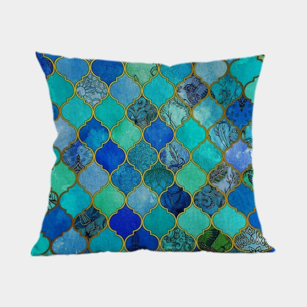 Colorful Geometric Cushion Cover
