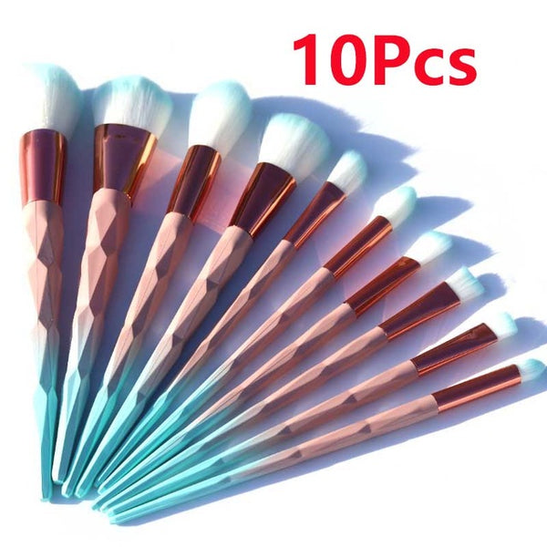 Blue Ocean Diamond Make-Up Brush