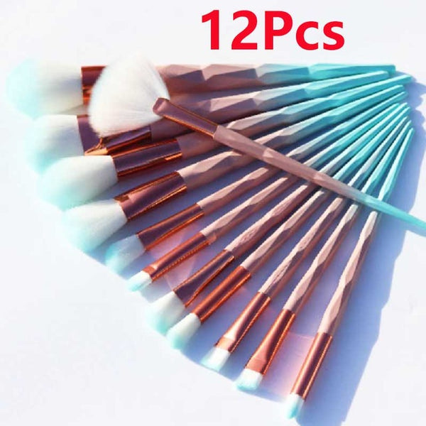 Blue Ocean Diamond Make-Up Brush