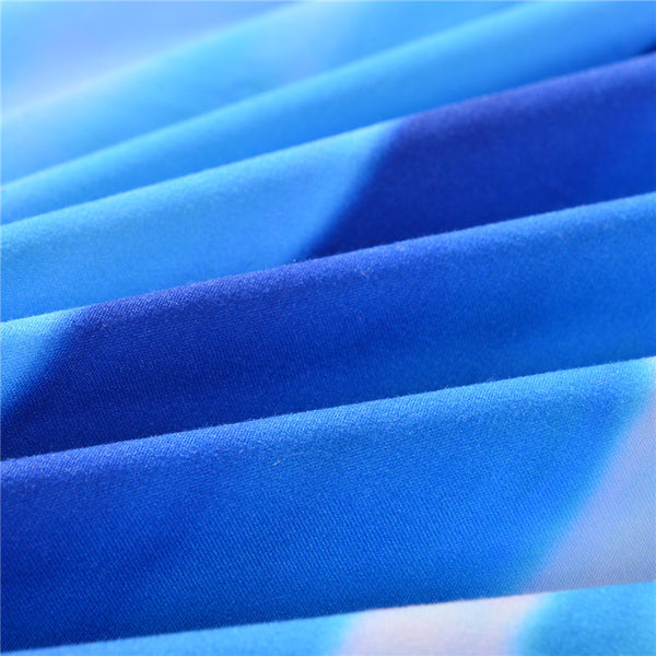 Blue Beach Bedding Set